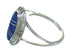 Genuine Sterling Silver Lapis Ring Size 6-1/2 RX82430